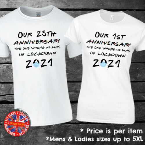 1 year anniversary t shirts