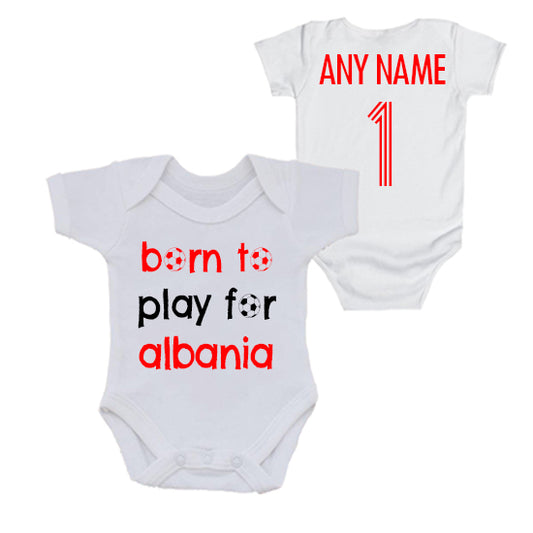 Albania Personalised Bodysuit