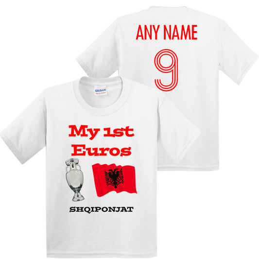 Albania: My First Euros Personalised Kids T-shirt