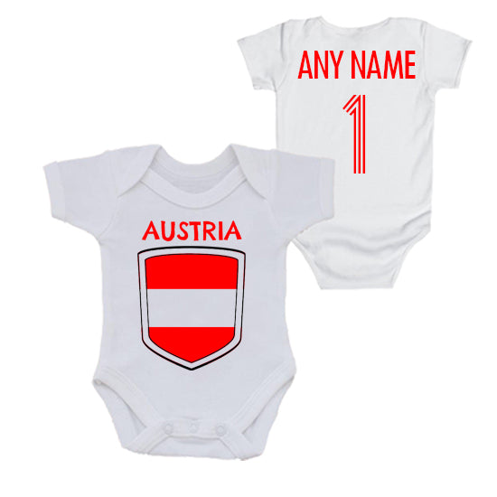 Austria Personalised Bodysuit