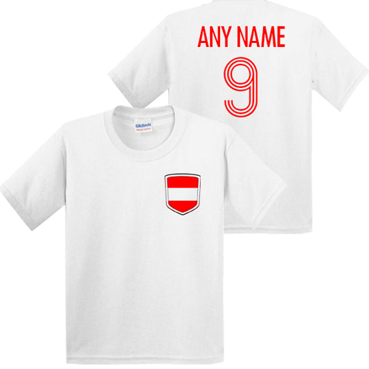 Austria Personalised Kids T-shirt