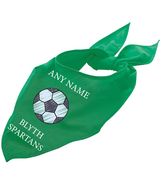 Blyth Spartans Personalised Dog Bandana