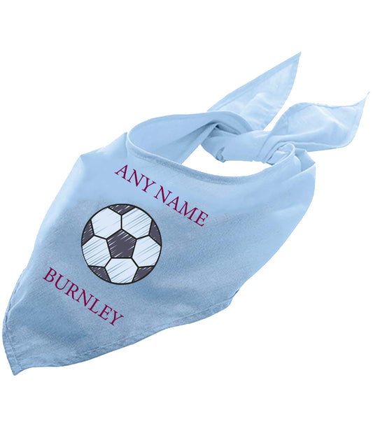 Burnley Personalised Dog Bandana