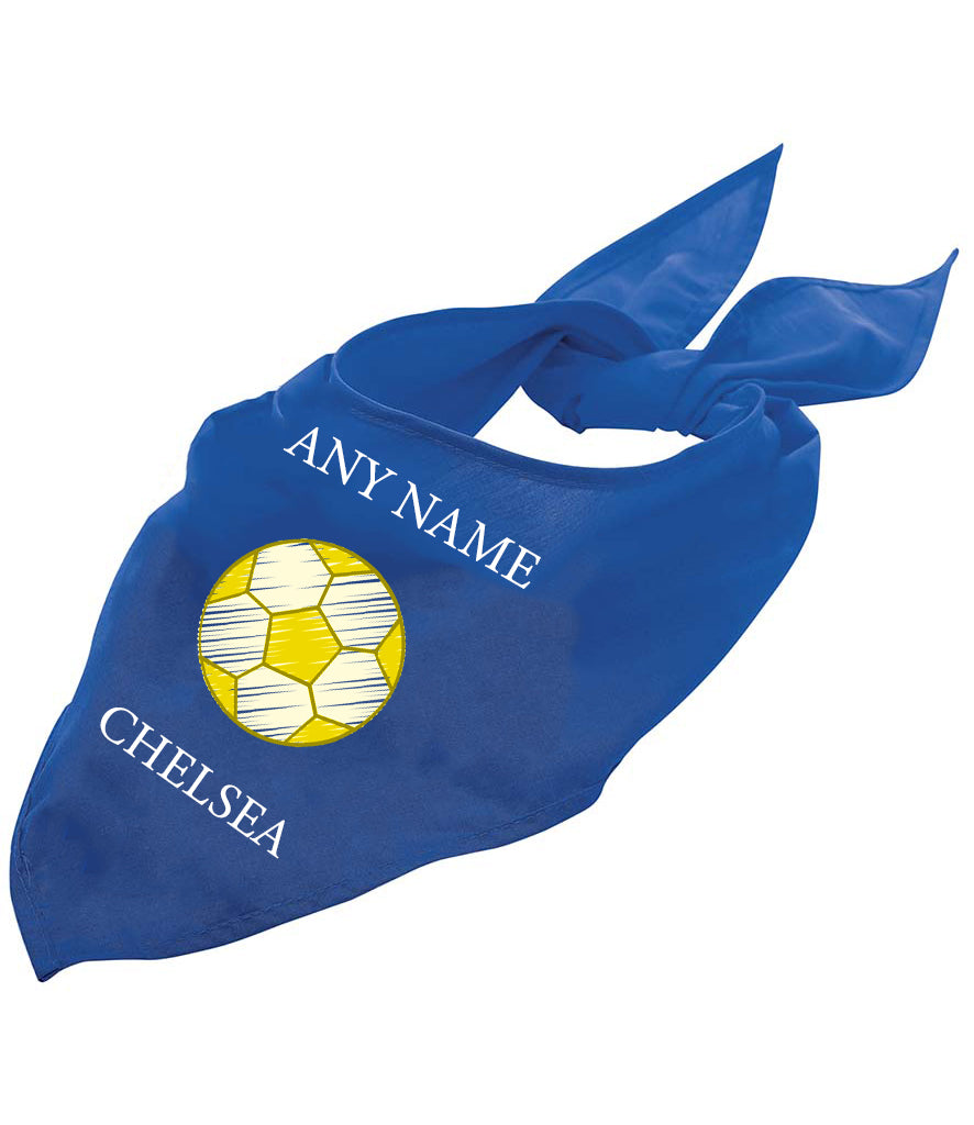 Chelsea Personalised Dog Bandana