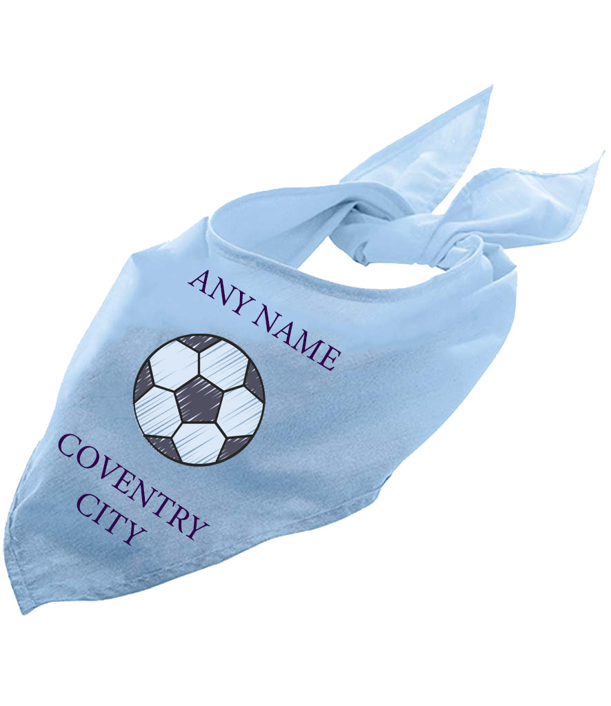 Coventry City Personalised Dog Bandana