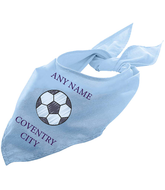 Coventry City Personalised Dog Bandana