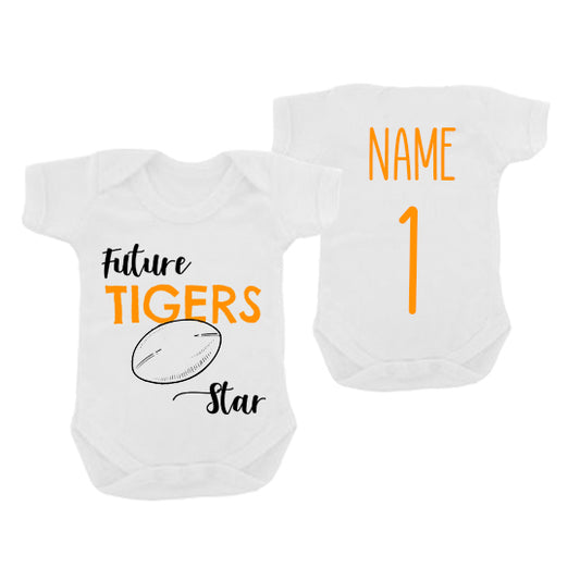 Future Tigers Star Personalised Bodysuit