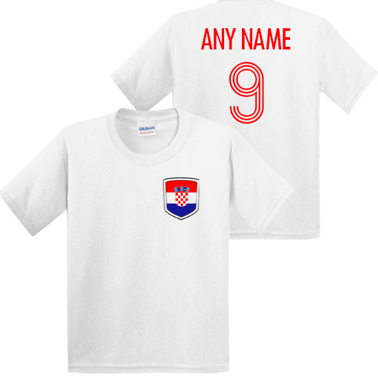 Croatia Personalised Kids T-shirt