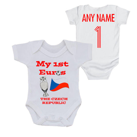 Czech Republic: My First Euros Personalised Bodysuit