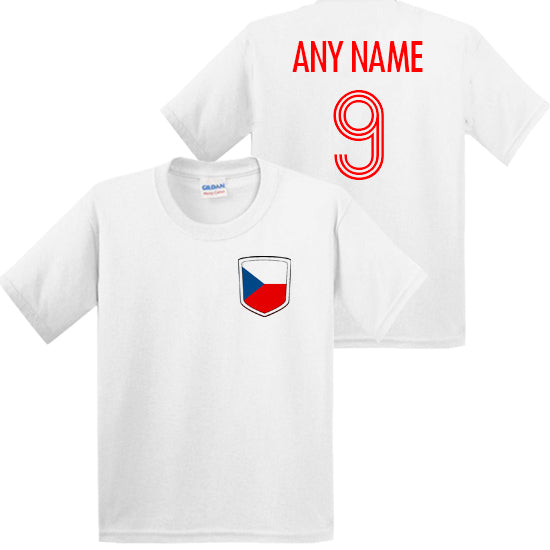 Czech Republic Personalised Kids T-shirt