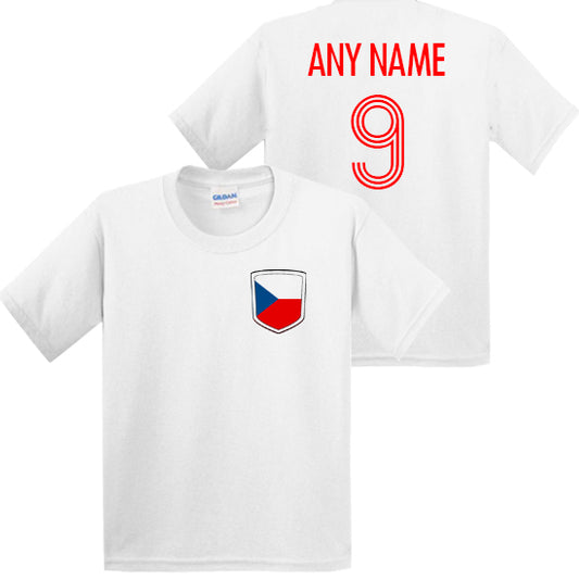 Czech Republic Personalised Kids T-shirt