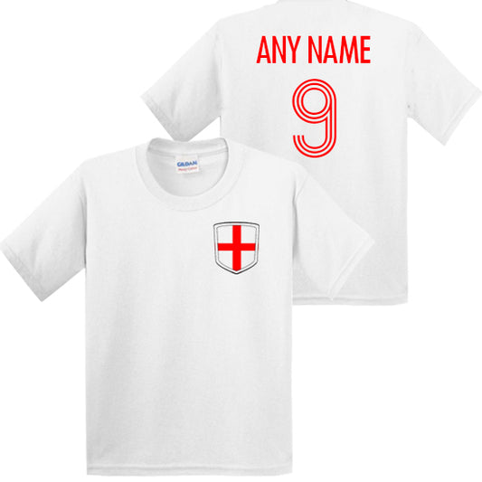 England Personalised Kids T-shirt