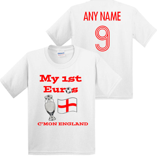 England: My First Euros Personalised Kids T-shirt