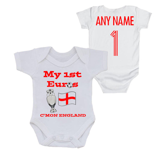 England: My First Euros Personalised Bodysuit