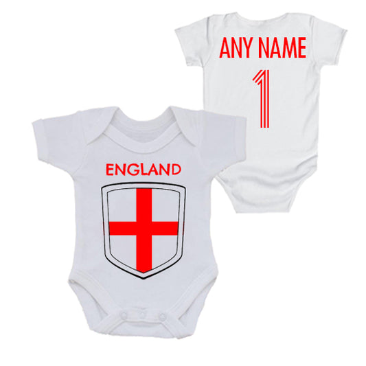 England Personalised Bodysuit