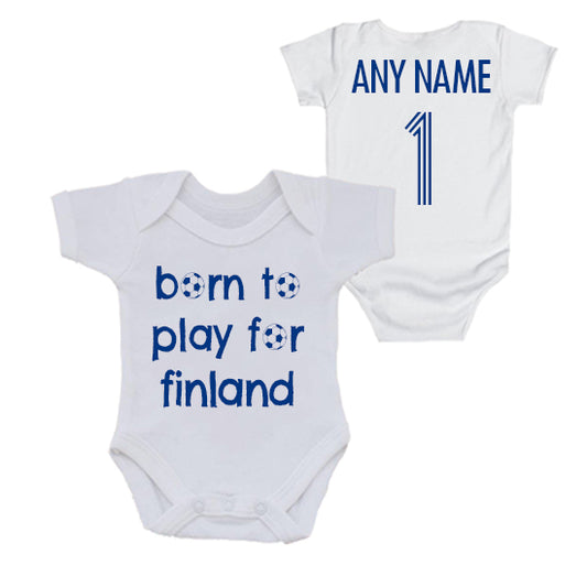 Finland: Born To Play For Personalised Bodysuit