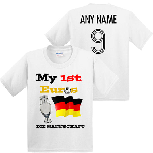 Germany: My First Euros Personalised Kids Football T-shirt