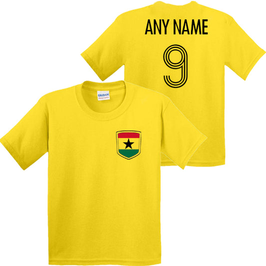 Ghana Personalised Kids T-shirt