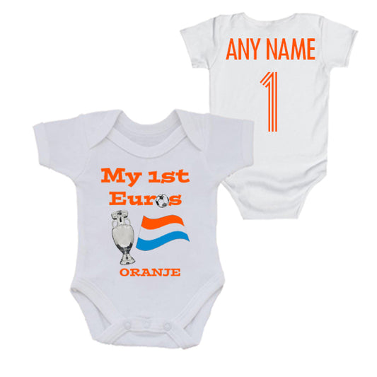 Netherlands: My First Euros Personalised Bodysuit