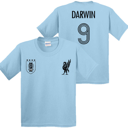 Darwin Núñez Uruguay & Liverpool Kids T-shirt