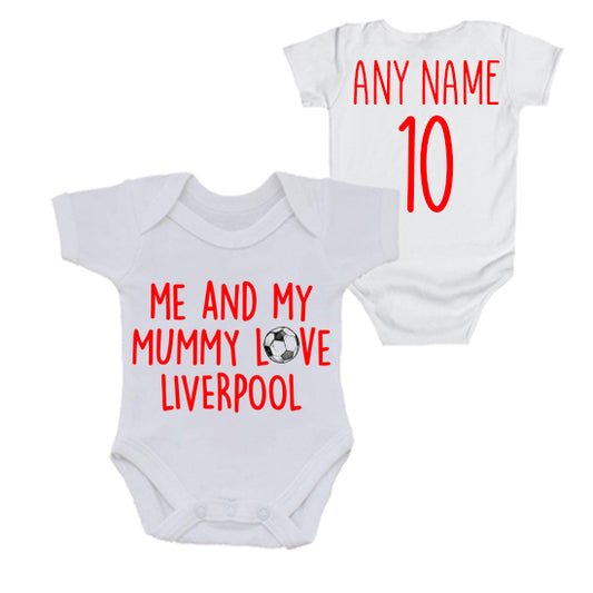 Me & My Mummy Love Liverpoool Personalised Bodysuit