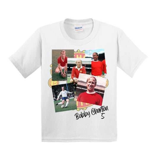 Bobby Charlton Collage Kids T-shirt