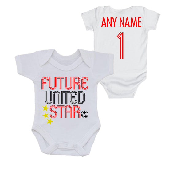 Future United Star Personalised Bodysuit