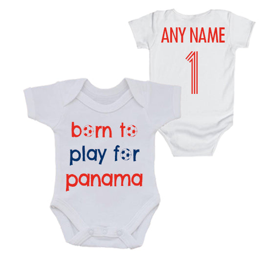 Panama: Born To Play For Personalised Bodysuit