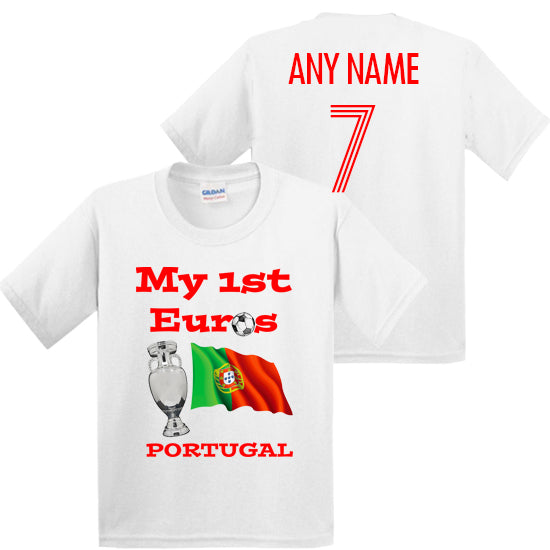 Portugal: My First Euros Personalised Kids T-shirt