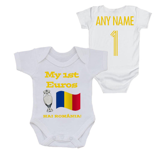 Romania: My First Euros Personalised Bodysuit