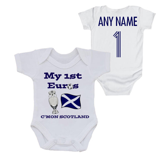 Scotland: My First Euros Personalised Bodysuit