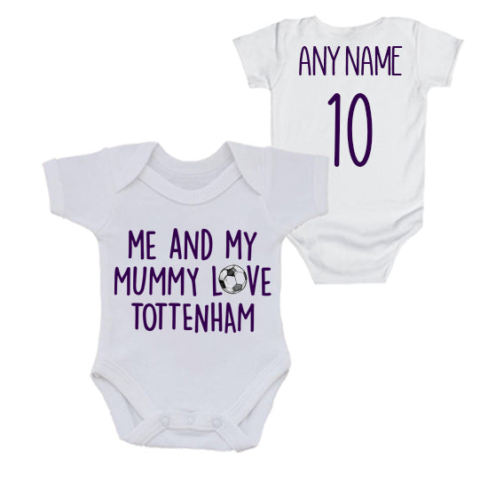 Me & My Mummy Love Tottenham Personalised Bodysuit