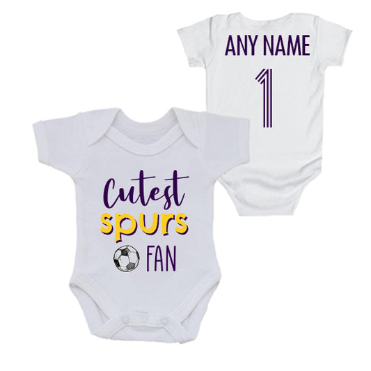 Cutest Spurs Fan Personalised Bodysuit