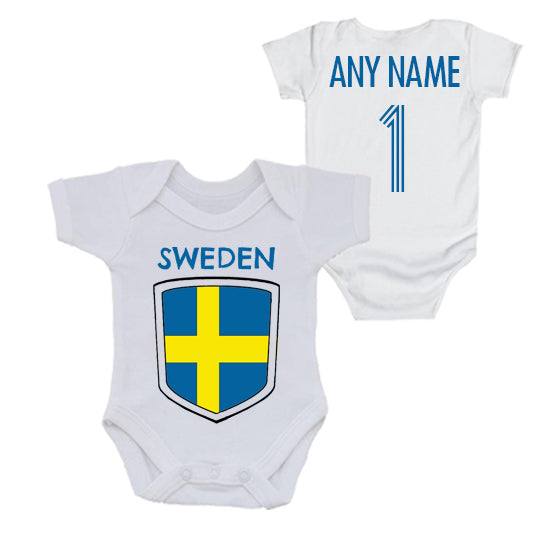 Sweden Personalised Bodysuit