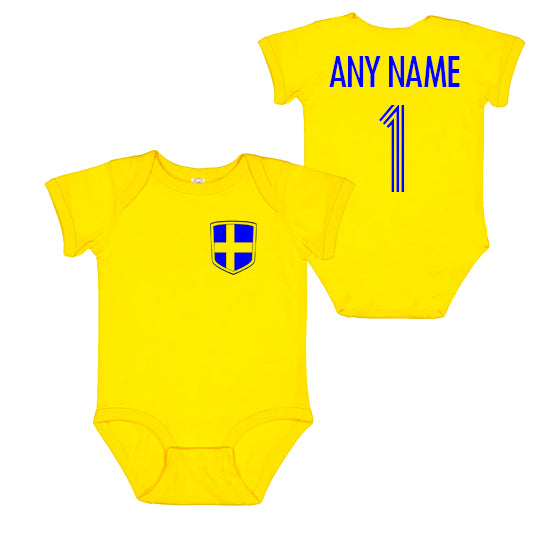 Sweden Personalised Bodysuit