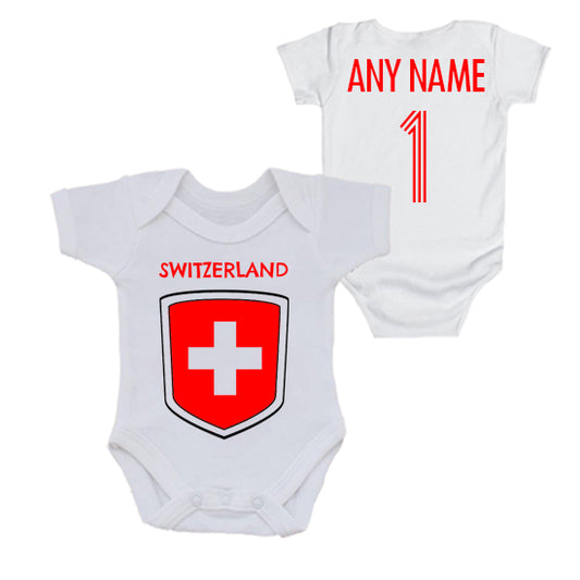 Switzerland Personalised Bodysuit