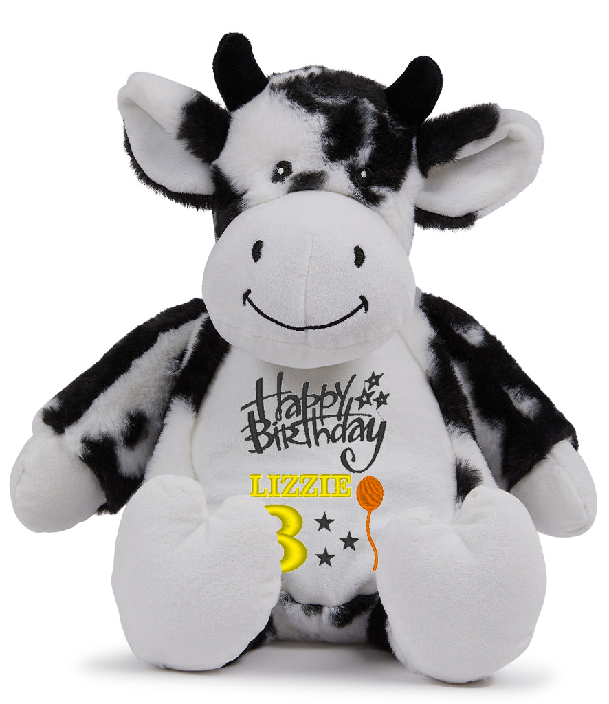 Happy Birthday Personalised Cow