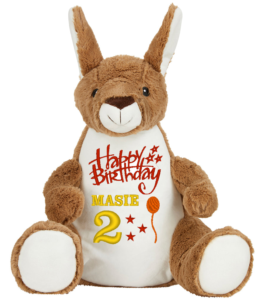 Happy Birthday Personalised Kangaroo