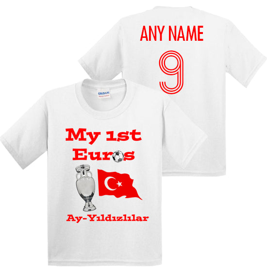 Türkiye: My First Euros Personalised Kids T-shirt