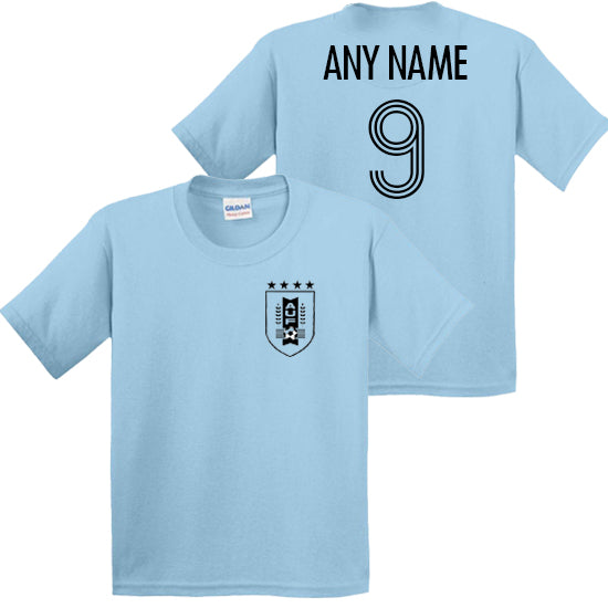 Uruguay Personalised Kids T-shirt