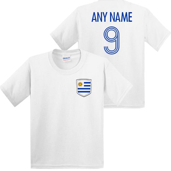 Uruguay Personalised Kids T-shirt