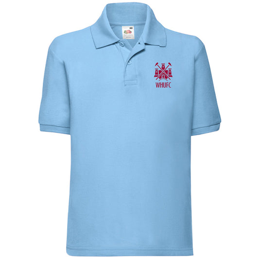 West Ham Embroidered Kids Polo Shirt