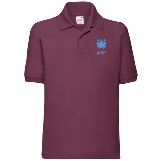 West Ham Embroidered Kids Polo Shirt