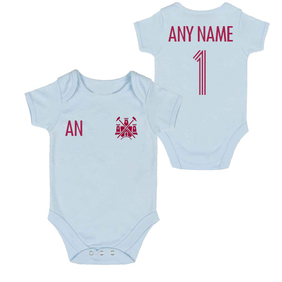 West Ham Personalised Bodysuit