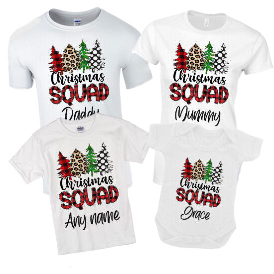 Christmas Squad Matching Family Set