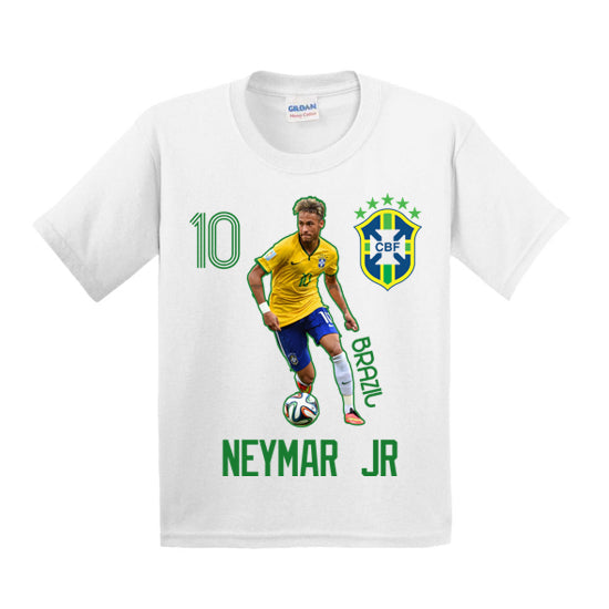 Brazil Neymar Jr Kids T-shirt