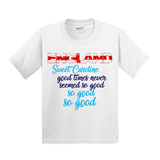 England Sweet Caroline Kids T-shirt