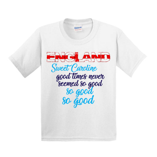 England Sweet Caroline Kids T-shirt