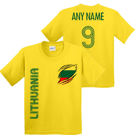 Lithuania Personalised Kids T-shirt