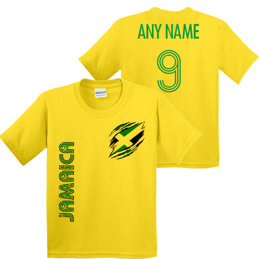 Jamaica Personalised Kids T-shirt